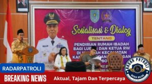 Pj Wali Kota Probolinggo Buka Sosialisasi Pendirian Rumah Ibadah Untuk Pemeliharaan Kerukunan Umat