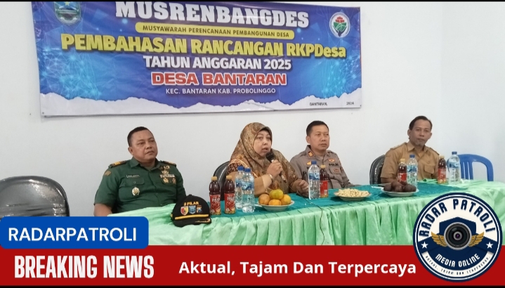 Pemdes Bantaran Gelar Musrenbangdes Untuk Rencana Pembangunan Desa Tahun 2025