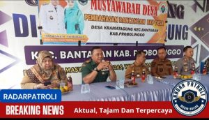 Inilah Pesan Danramil 0820/04 Bantaran Saat Hadiri Kegiatan Musdes Pembahasan Rancangan RKPDesa Tahun 2025
