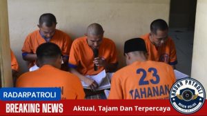 Suara Lantunan Al-Qur’an Menggema Di Ruang Tahanan Polres Probolinggo Kota Dan Jumaat Berkah, Bagikan Sembako 