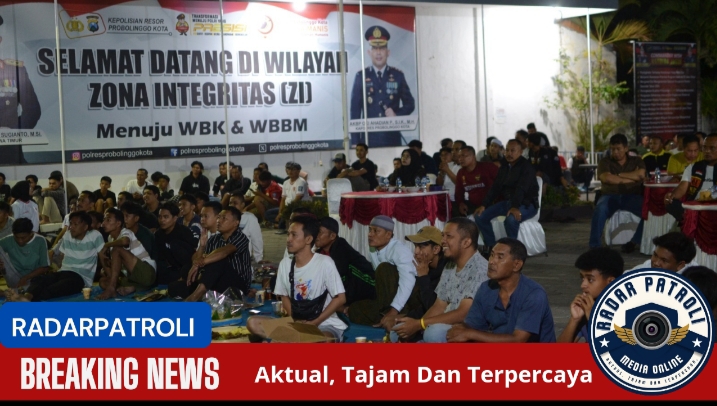 Polres Probolinggo Kota Gelar Nobar Timnas Indonesia, Upaya Cooling System Pilkada 2024