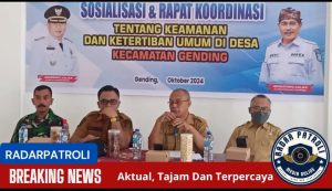 Koramil 0820/19 Gending Ikuti Sosialisasi Keamanan Dan Ketertiban
