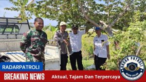 Gerakan Antisipasi Darurat Pangan Nasional, Koramil Gending Pantau Program Irigasi Pompa
