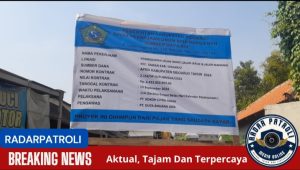 Proyek Drainase Wage Di Duga Tidak mengacu Pada Spek Dan Rab