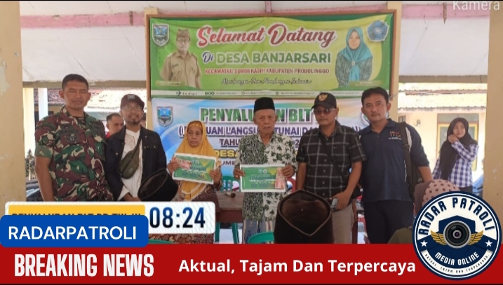 Pemdes Banjarsari Telah Menyalurkan Bantuan Tunai BLT Kepada 34 KPM