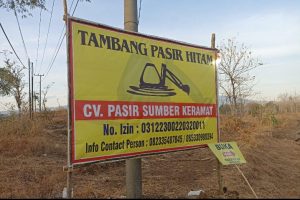 Tambang Pasir Hitam Desa Sumber Kramat Diduga Enggan Berurusan Dengan Wartawan