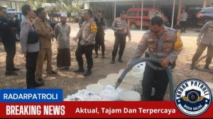 Kapolres Probolinggo Kota Laksanakan Bakti Sosial Air Bersih Di Desa Sumberkramat