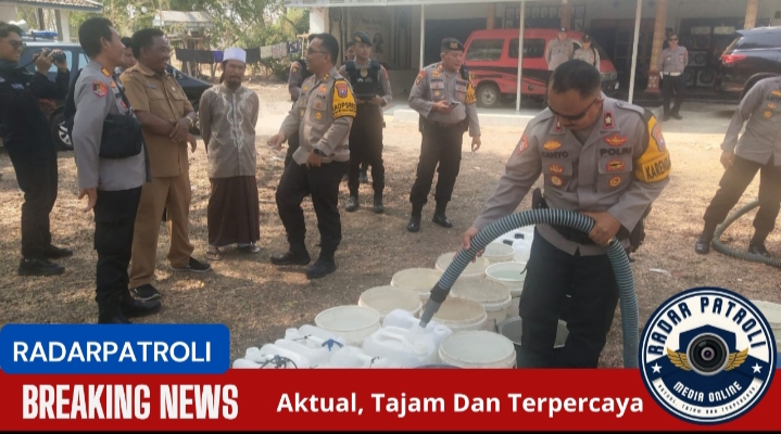Kapolres Probolinggo Kota Laksanakan Bakti Sosial Air Bersih Di Desa Sumberkramat