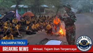 Koramil 0820/09 Lumbang Berikan Materi Dalam Kegiatan Perkemahan RAIMUNA