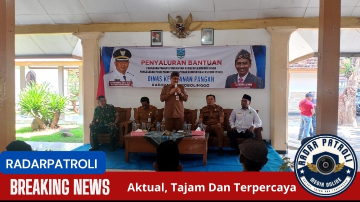 Pemkab Probolinggo Salurkan Bantuan Cadangan Pangan untuk Percepatan Penghapusan Kemiskinan Di Tongas