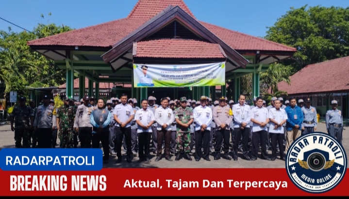 Koramil 0820/02 Wonoasih Ambil Bagian Dalam Pelaksanaan Apel Bersama Pengamaman Pilkada Tahun 2024