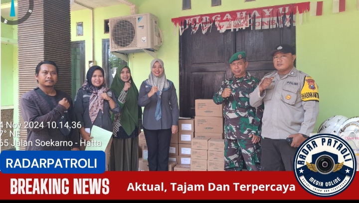 Koramil 0820/01 Kanigaran Kawal Penyaluran Bantuan Dari Pemprov Kepada Pemerintah Daerah