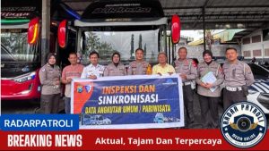 Jelang Nataru, Satlantas Polres Probolinggo Kota Cek Kelayakan Armada Bus