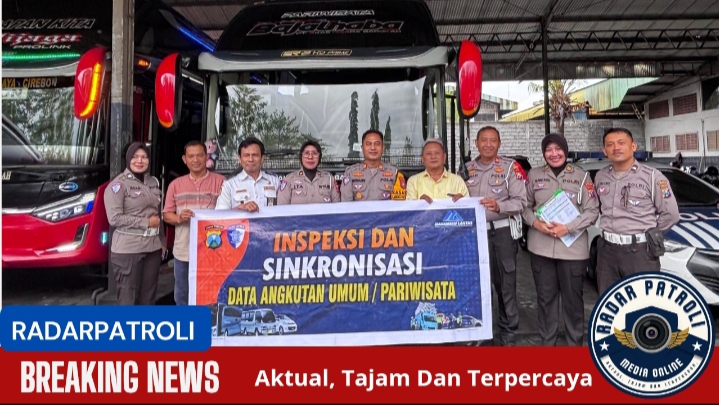 Jelang Nataru, Satlantas Polres Probolinggo Kota Cek Kelayakan Armada Bus