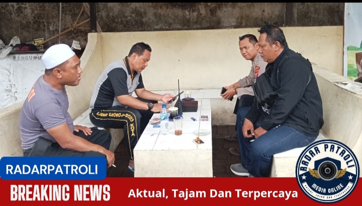 Awak Media Radarpatroli Ngopi Bareng Bersama Kapolsek Wonomerto, AKP Bagus Purnama, SH