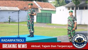 Dandim 0820/Probolinggo Letkol Arm Heri Budiasto Pimpin Apel Konsolidasi Pengamanan Pilkada 