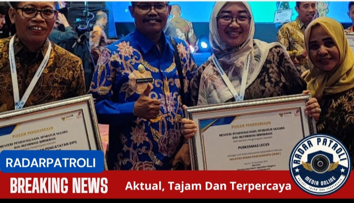 Disdukcapil Kabupaten Probolinggo Dan Puskesmas Leces Raih Penghargaan Wilayah Bebas Dari Korupsi (WBK)