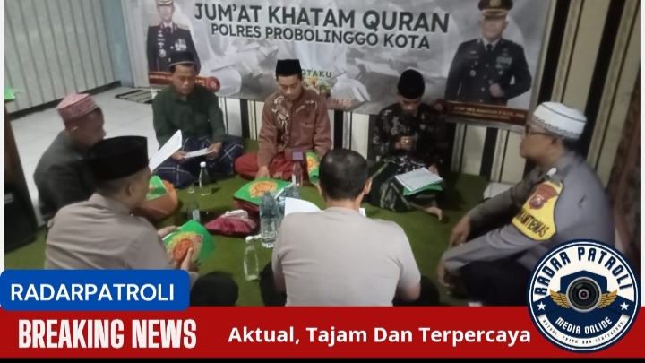 Kapolsek Kademangan Gelar Giat Rutinan Jumat Khatam Qur’an