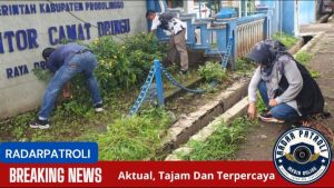 Camat Dringu Dan DLH Kabupaten Probolinggo Gelar Aksi Kebersihan Lingkungan  