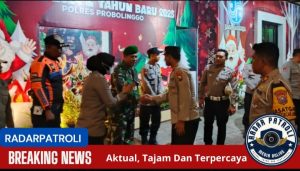 Koramil 0820/03 Leces Berikan Pengamanan, Pelayanan Dan  Himbauan Kepada Pengendara Di Exit Tol Leces 