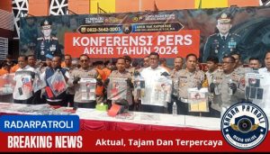 Polres Probolinggo Kota Gelar Konferensi Pers Akhir Tahun 2024