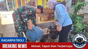 Kemanunggalan TNI, Koramil 0820/09 Lumbang Turun Tangan Cegah Demam Berdarah Dengue