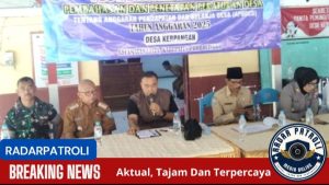 Inilah Penyampaiannya Habib Zaki Saat Hadiri Musyawarah Penetapan APBDes 2025 Di Desa Kerpangan  