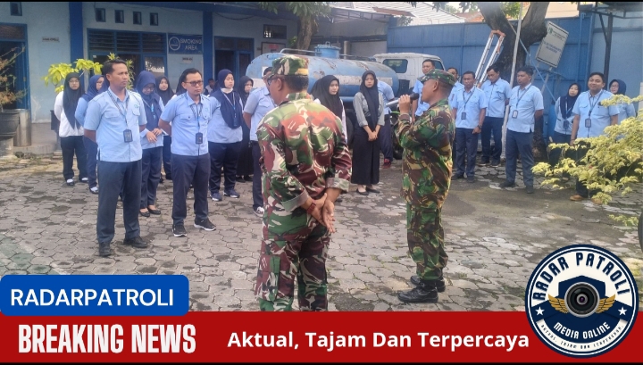 Kodim 0820/Probolinggo Berikan Bimbingan Kedisiplinan Dan Penguatan Karakter Kepada Pegawai PUDAM Bayuangga