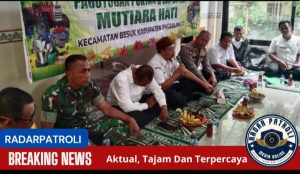 Kodim 0820/Probolinggo Bahas Kelangkaan Pupuk Bersubsidi Di Desa Bago