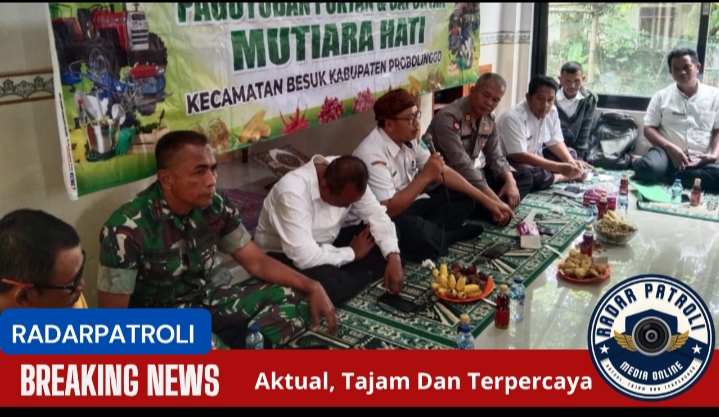 Kodim 0820/Probolinggo Bahas Kelangkaan Pupuk Bersubsidi Di Desa Bago