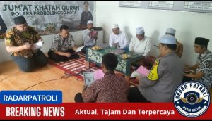 Polsek Kademangan Gelar Khataman Qur’an Di Kelurahan Triwung Lor