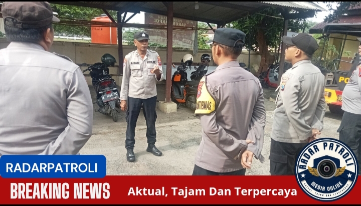 Peran Aktif Anggota Polsek Sumberasih Dalam Apel Pagi