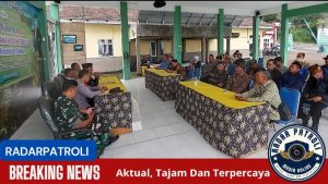 Koramil 0820/08 Sukapura Rakor Antisipasi Bencana Hidrometereologi Bersama Sejumlah Pihak Terkait