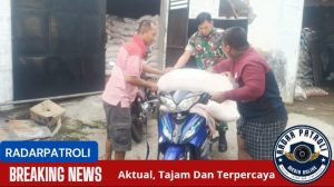 Gerakan Antisipasi Darurat Pangan Nasional Koramil 0820/06 Sumberasih Lakukan Pendampingan Distribusi Pupuk