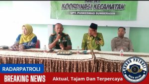 Danramil 0820/06 Sumberasih Hadiri Rapat Koordinasi Lintas Sektor di Kecamatan 