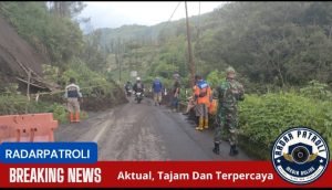 Koramil 0820/08 Sukapura Lakukan Pemantauan Dan Pendataan Pasca Longsor Di Desa Wonokerto