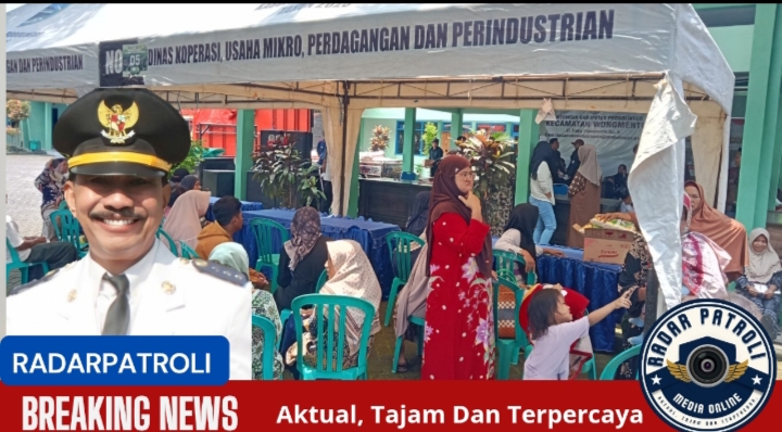 DKUPP Kabupaten Probolinggo Gelar Pasar Murah Di Kecamatan Wonomerto