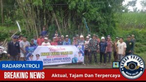 Koramil 0820/20 Banyuanyar Pimpin Kerja Bakti Bersama Masyarakat Desa Liprak Kidul