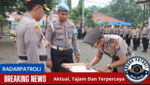 Kapolres Probolinggo Kota Pimpin Upacara Sertijab Wakapolres Dan Kapolsek Kademangan