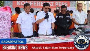 Polres Probolinggo Kota Gelar Konferensi Pers Hasil Operasi Pekat Semeru Berhasil Bekuk 33 Tersangka 