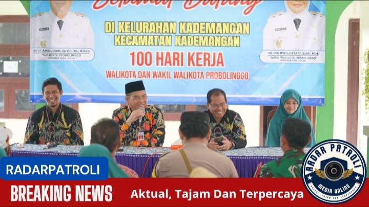Wali Kota Probolinggo Lanjutkan Program Berkantor Di Kelurahan Pada Hari Ke-27 Ramadan