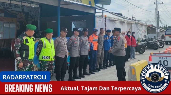 Koramil Paiton Melaksanakan PAM Dan Apel Di Pos Pantau Exit Tol Setempat