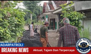 Pemerintah Desa Kerpangan Kembali Menunjukkan Prioritasnya, Pembangunan Paving Di Jalan Kantor Desa