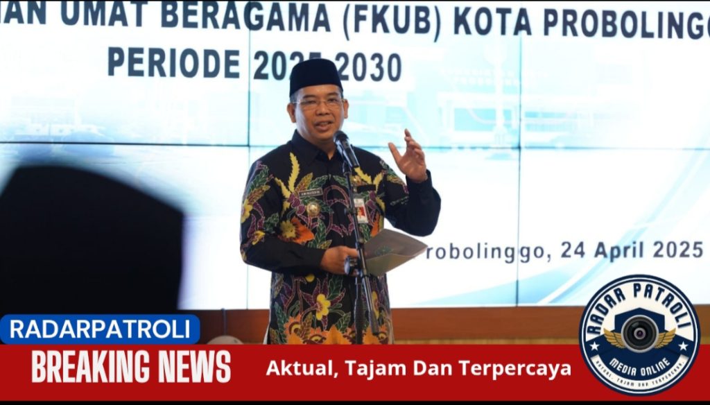 Wali Kota Probolinggo Lantik Pengurus FKUB 2025–2030, Tegaskan Komitmen Jaga Kerukunan Umat Beragama