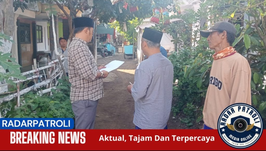 Kepala Desa Jangur Gelar Pengukuran Tanah Milik Kosnadi Sesuai Sertifikat Di Dusun Talang