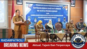 Wali Kota Probolinggo dr Aminuddin Resmi Kukuhkan Satgas Linmas Dan Satlinmas
