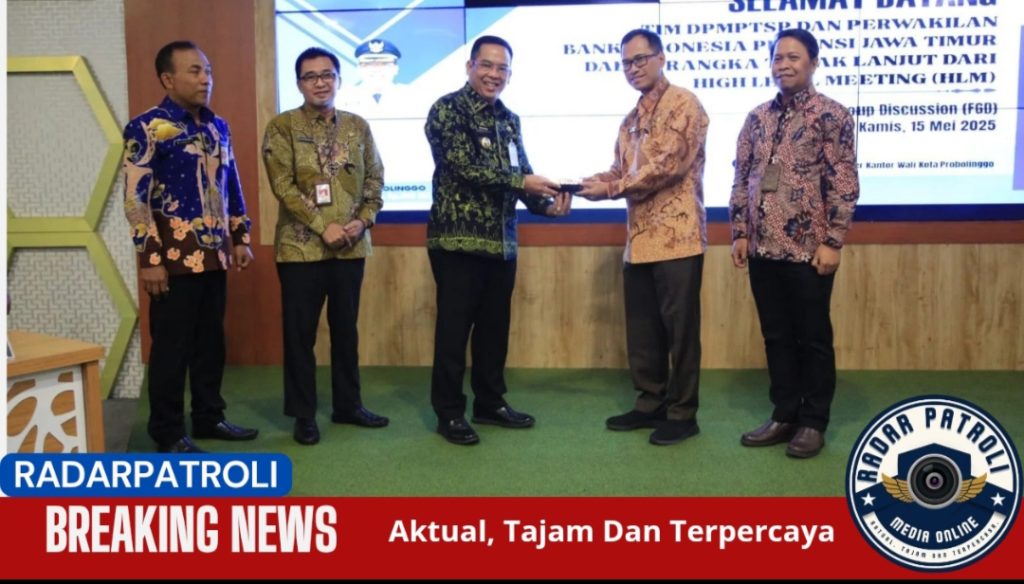 Pemkot Probolinggo Terima Kunjungan FGD Peningkatan Investasi Daerah Dari DPMPTSP Dan Bank Indonesia Jatim