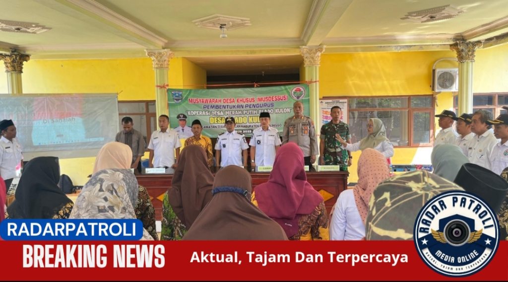 Pemdes Blado Kulon Gelar Musyawarah Desa Khusus (Musdesus) Pembentukan Pengurus Koperasi Desa Merah Putih