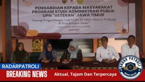 Ahli UPN “Veteran” Jatim Rekomendasikan Strategi Mewujudkan Kemandirian Desa Di Desa Ketapanrame, Trawas, Kab. Mojokerto