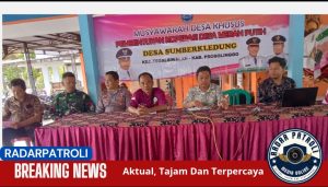 Musyawarah Khusus Pembentukan Koperasi Desa Merah Putih Digelar Di Desa Sumberkledung
